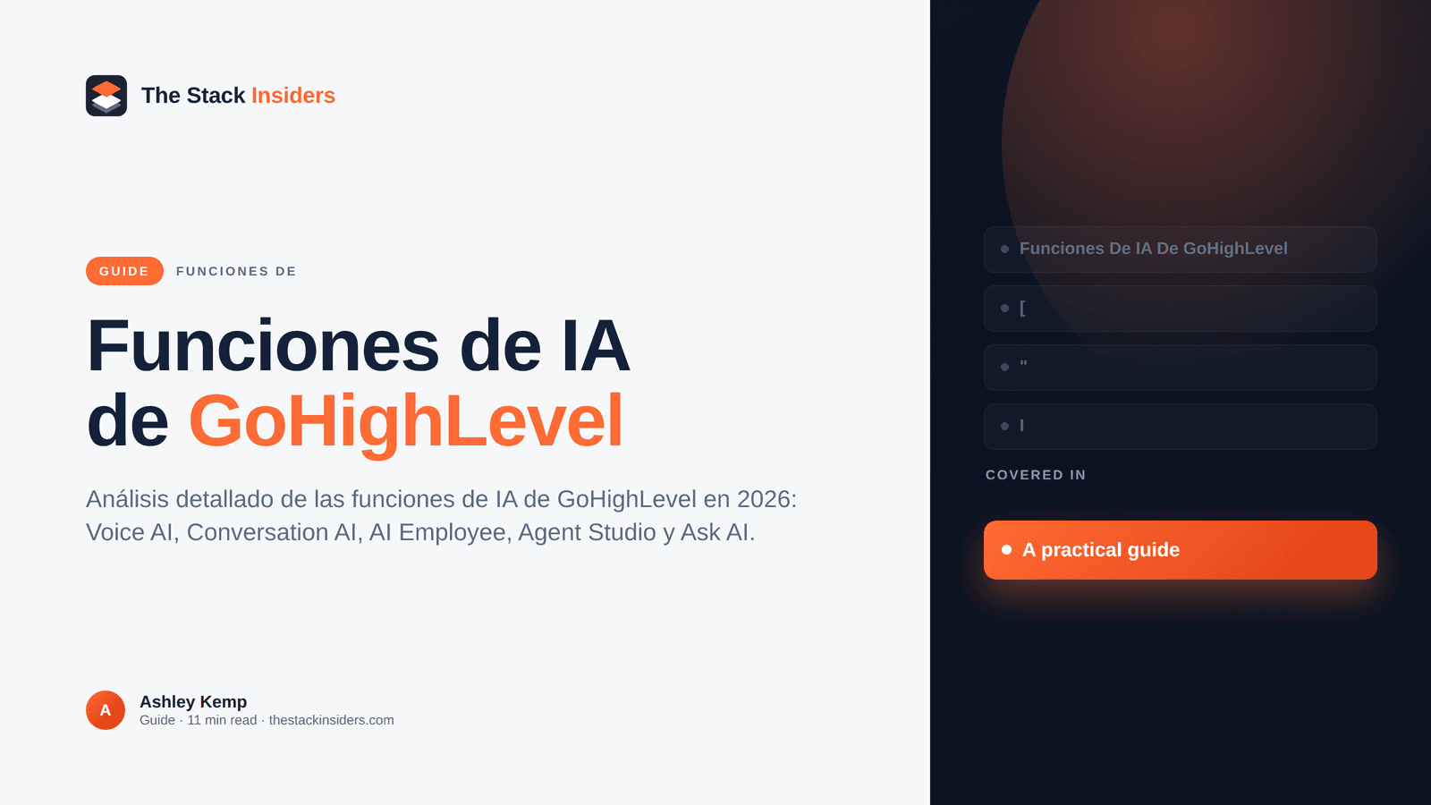 Funciones de IA de GoHighLevel: Todas las herramientas disponibles en 2026