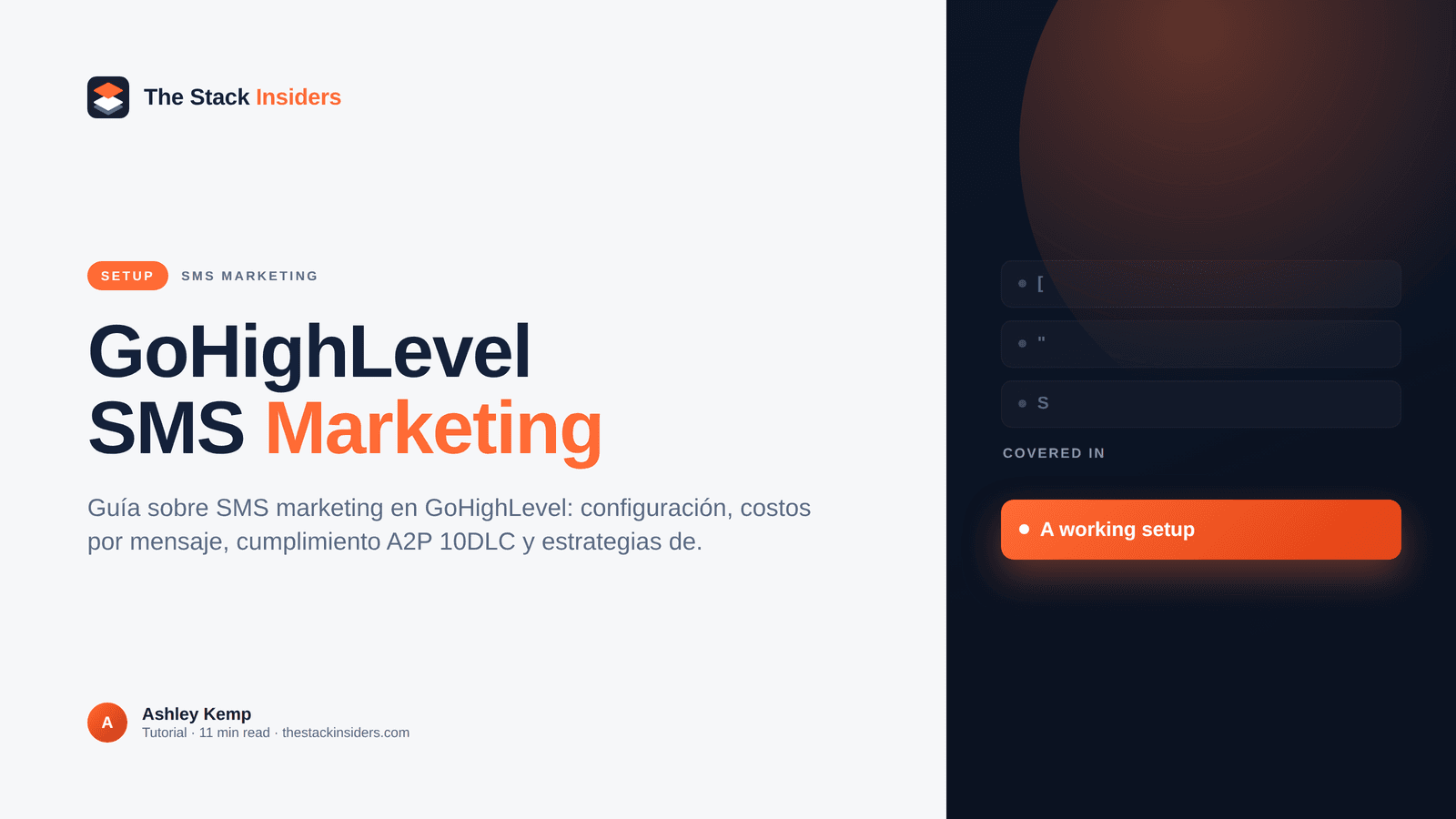 GoHighLevel SMS Marketing: Guía de Configuración, Costos y A2P