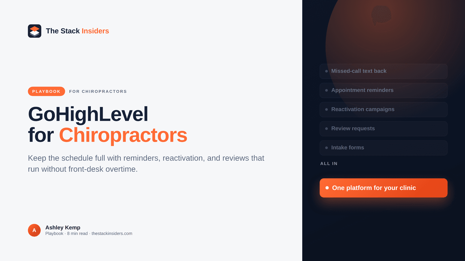 GoHighLevel for Chiropractors: reduce no-shows and automate patient reviews