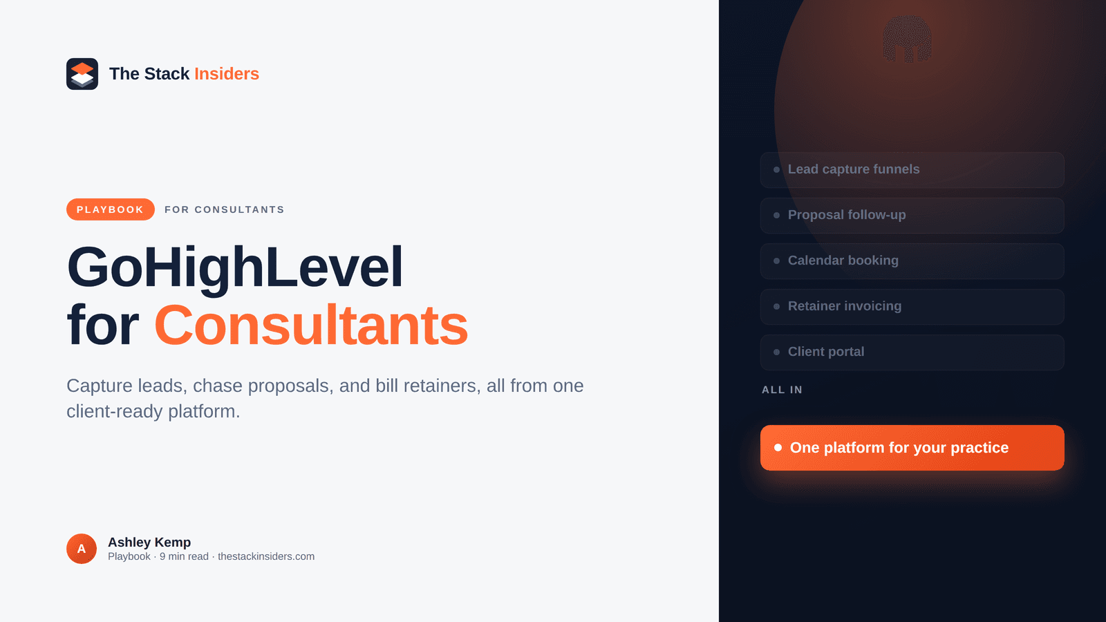 GoHighLevel for Consultants: CRM, lead capture, and pipeline automation