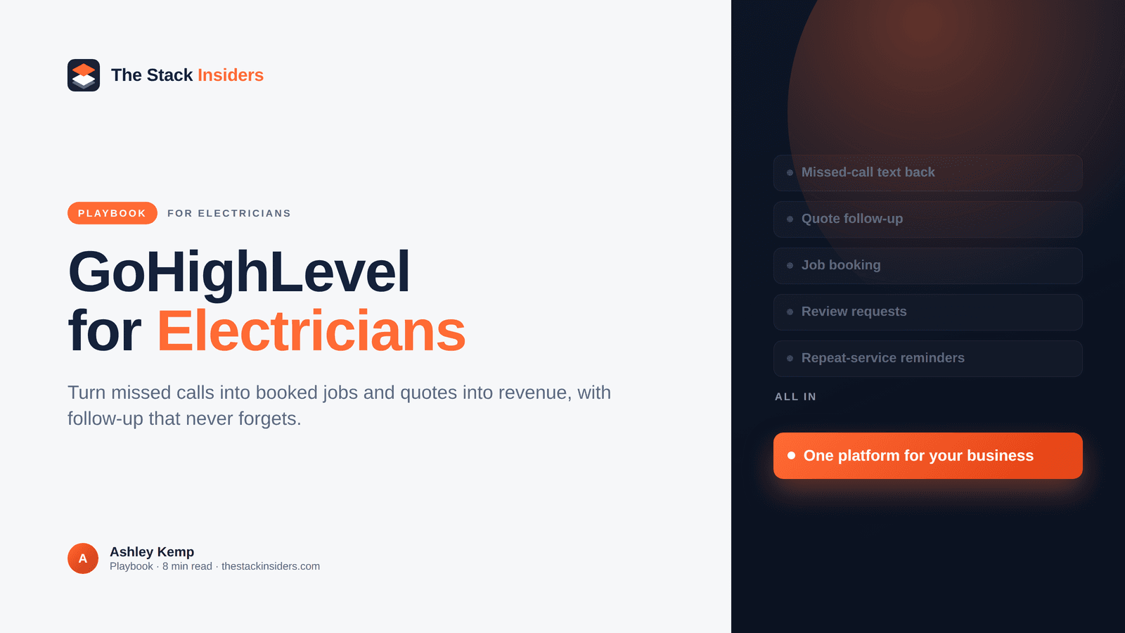 GoHighLevel for Electricians: instant lead response and estimate follow-up