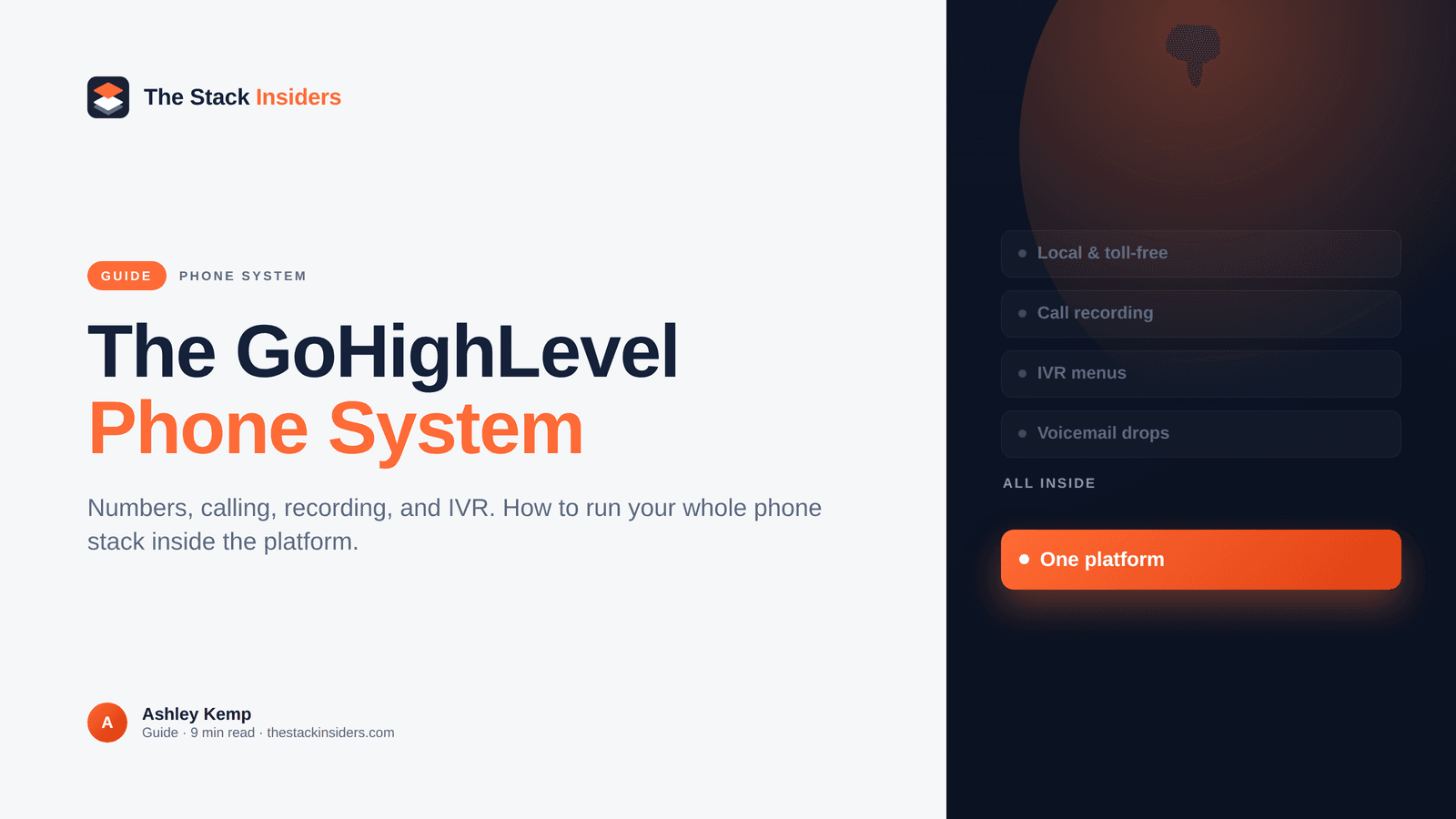 Hero on the GoHighLevel phone system, numbers and calling